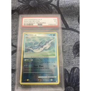 English Pokemon Reverse Holo Mantine - 29/123 - Rare - PSA 5